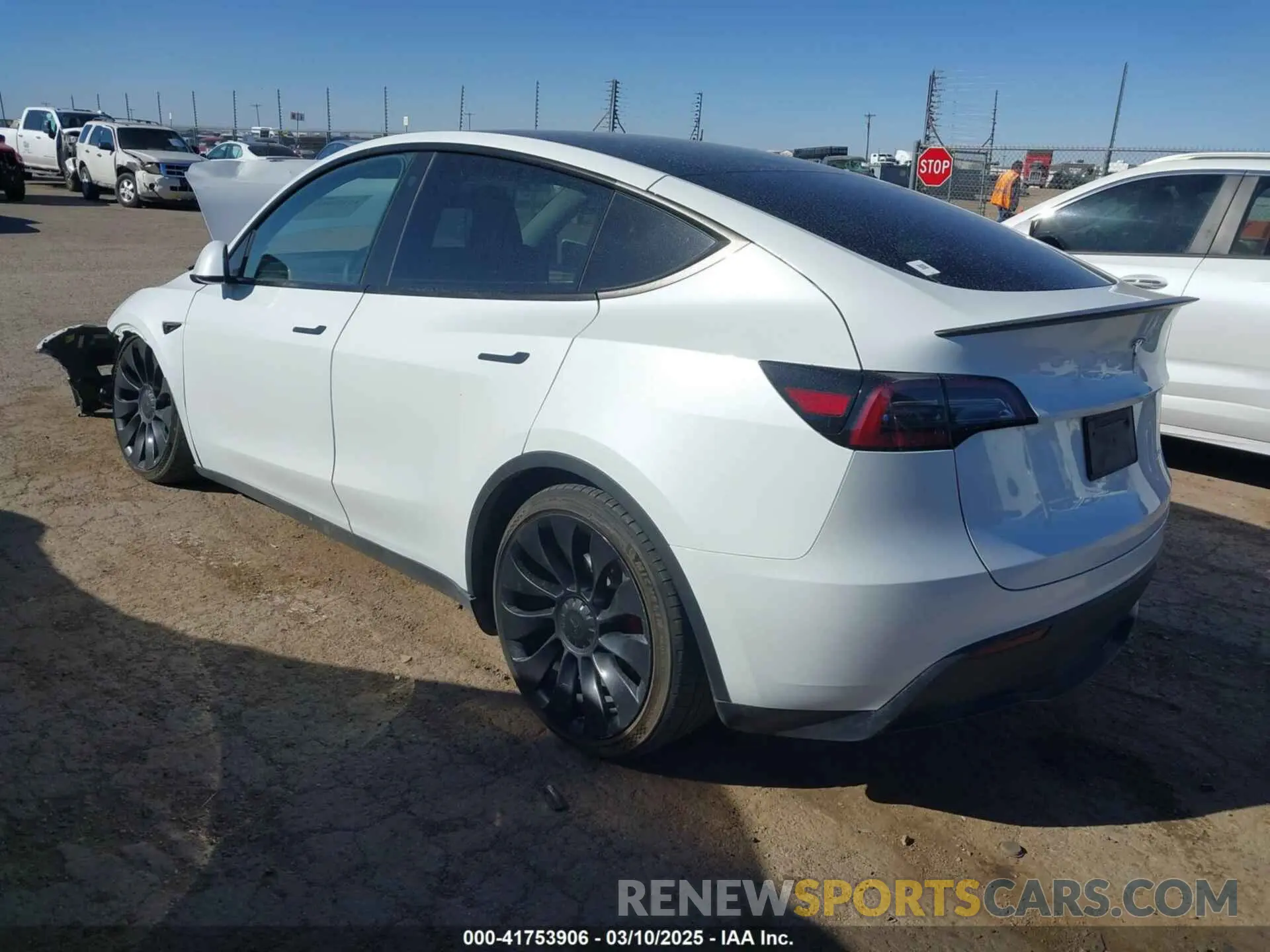 3 Photograph of a damaged car 7SAYGDEF3PF761252 TESLA MODEL Y 2023