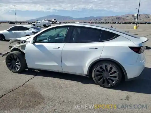 2 Photograph of a damaged car 7SAYGDEF3PF762658 TESLA MODEL Y 2023