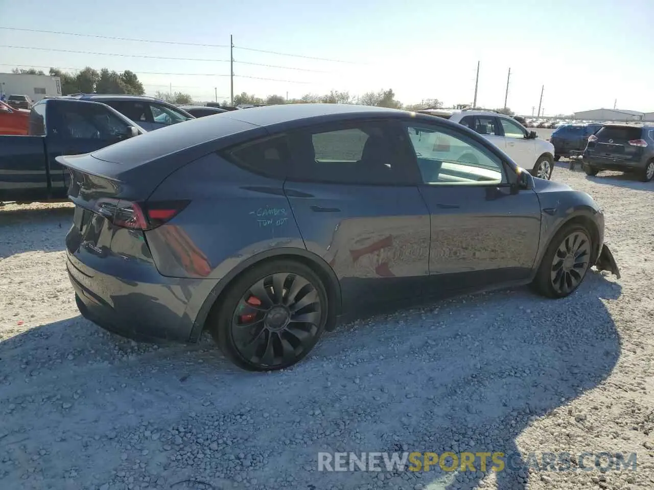 3 Photograph of a damaged car 7SAYGDEF3PF907651 TESLA MODEL Y 2023