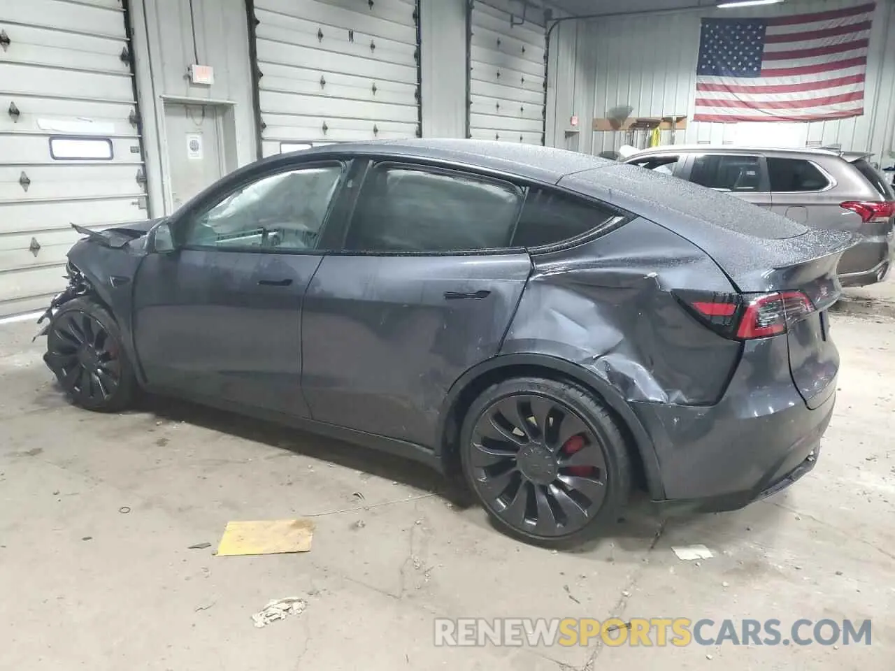 2 Photograph of a damaged car 7SAYGDEF3PF965727 TESLA MODEL Y 2023