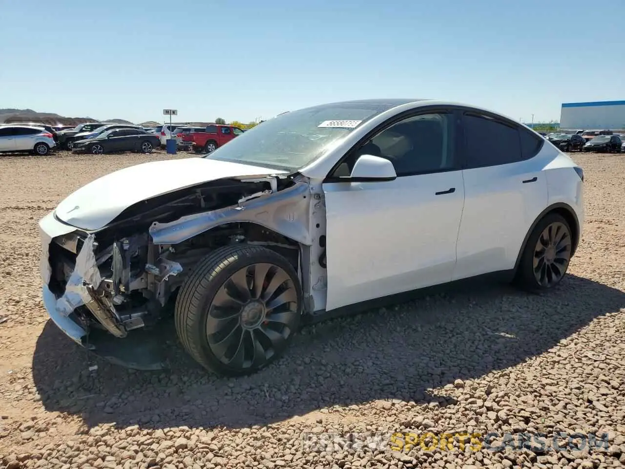 1 Photograph of a damaged car 7SAYGDEF4PF659541 TESLA MODEL Y 2023
