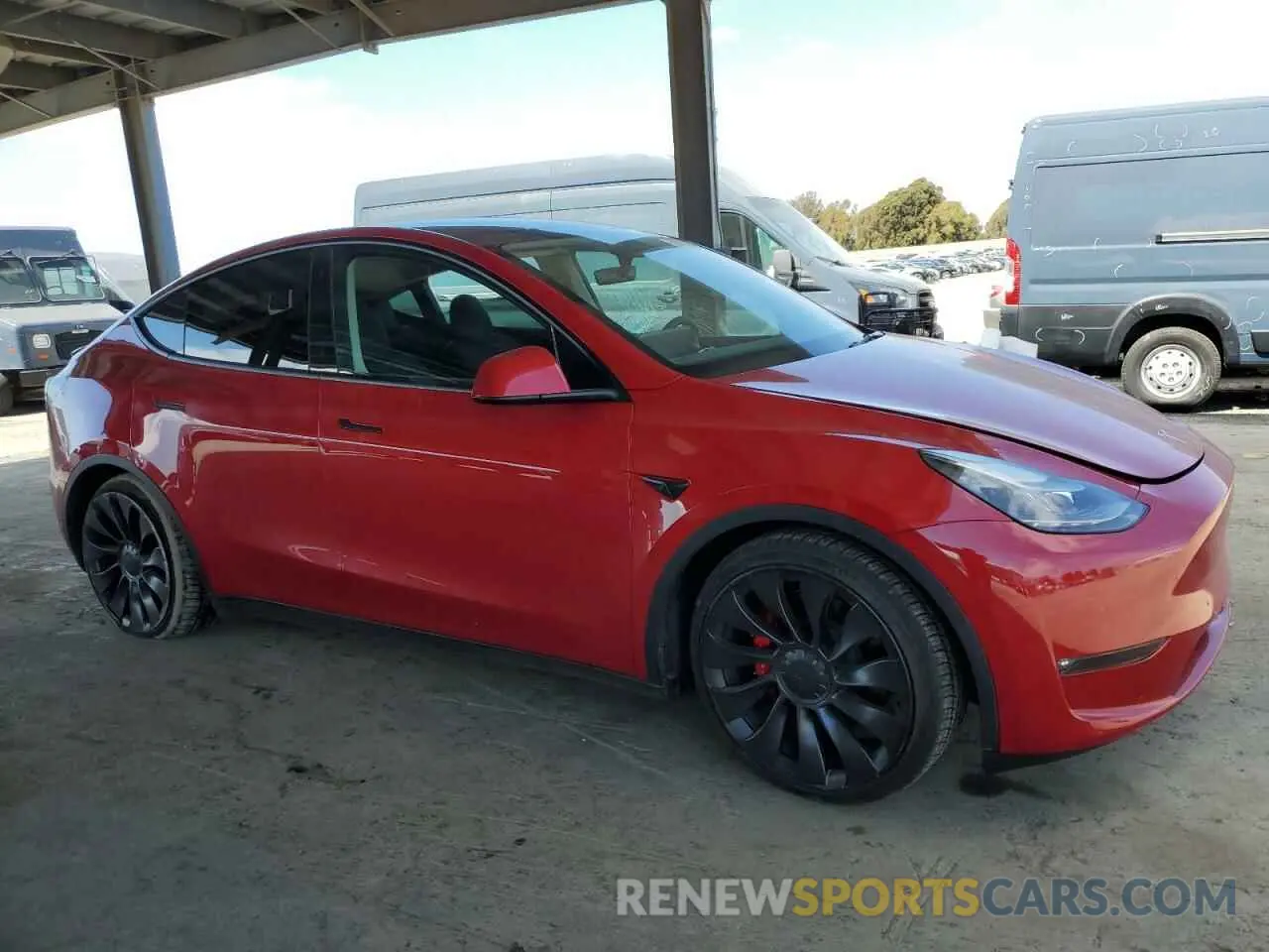 4 Photograph of a damaged car 7SAYGDEF4PF738417 TESLA MODEL Y 2023