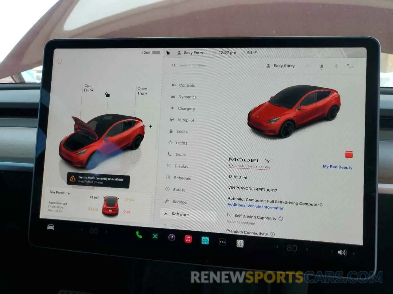 9 Photograph of a damaged car 7SAYGDEF4PF738417 TESLA MODEL Y 2023