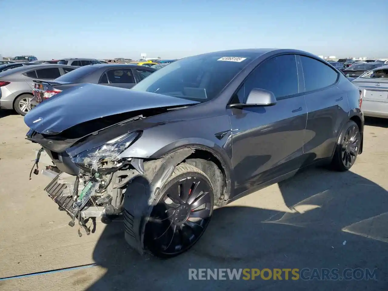 1 Photograph of a damaged car 7SAYGDEF4PF754892 TESLA MODEL Y 2023