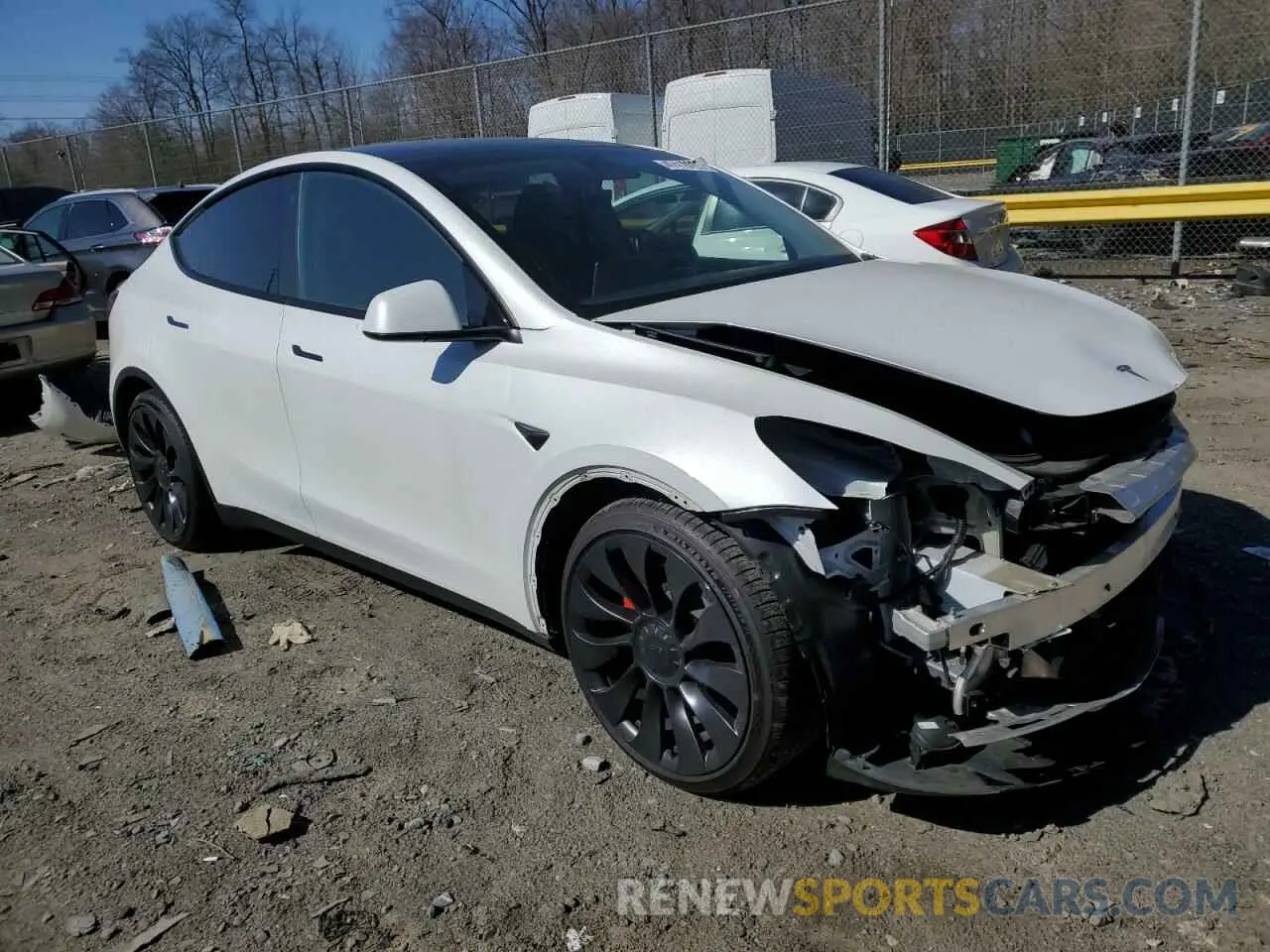 4 Photograph of a damaged car 7SAYGDEF4PF779825 TESLA MODEL Y 2023