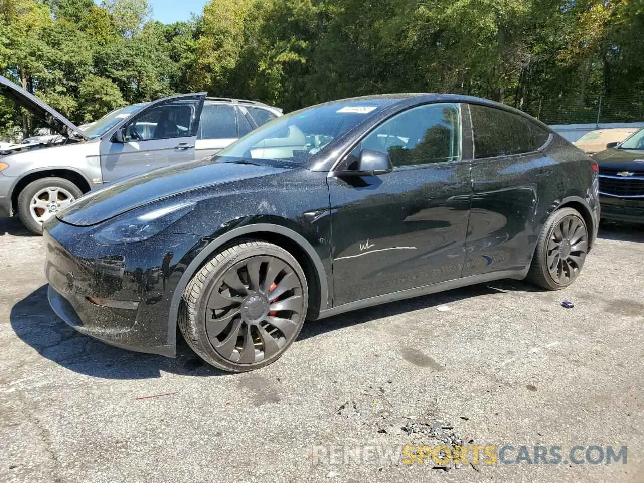 1 Photograph of a damaged car 7SAYGDEF4PF854006 TESLA MODEL Y 2023
