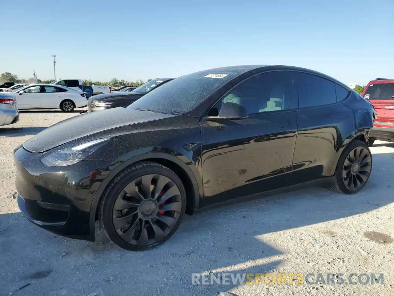 1 Photograph of a damaged car 7SAYGDEF4PF856385 TESLA MODEL Y 2023