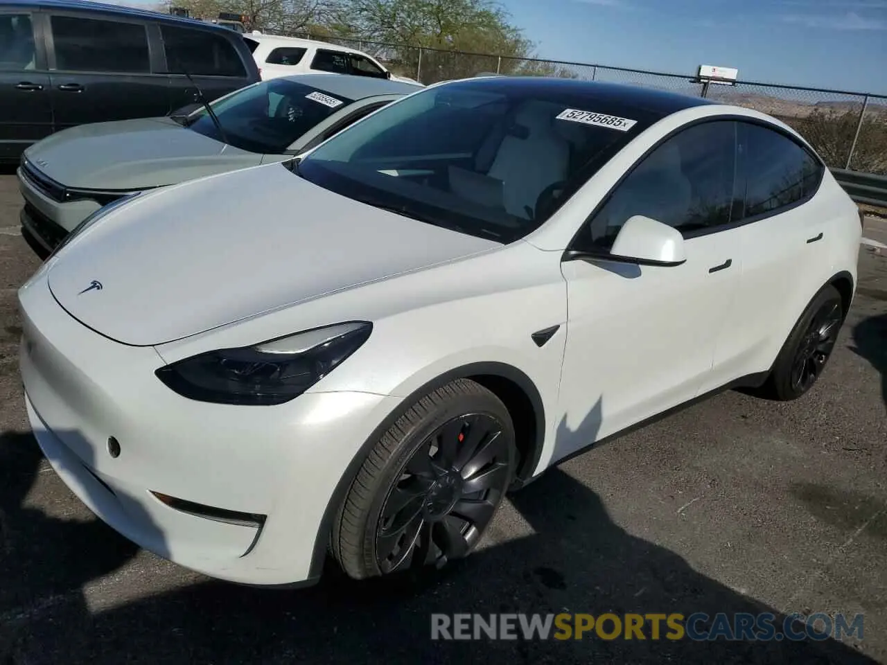 1 Photograph of a damaged car 7SAYGDEF4PF871940 TESLA MODEL Y 2023