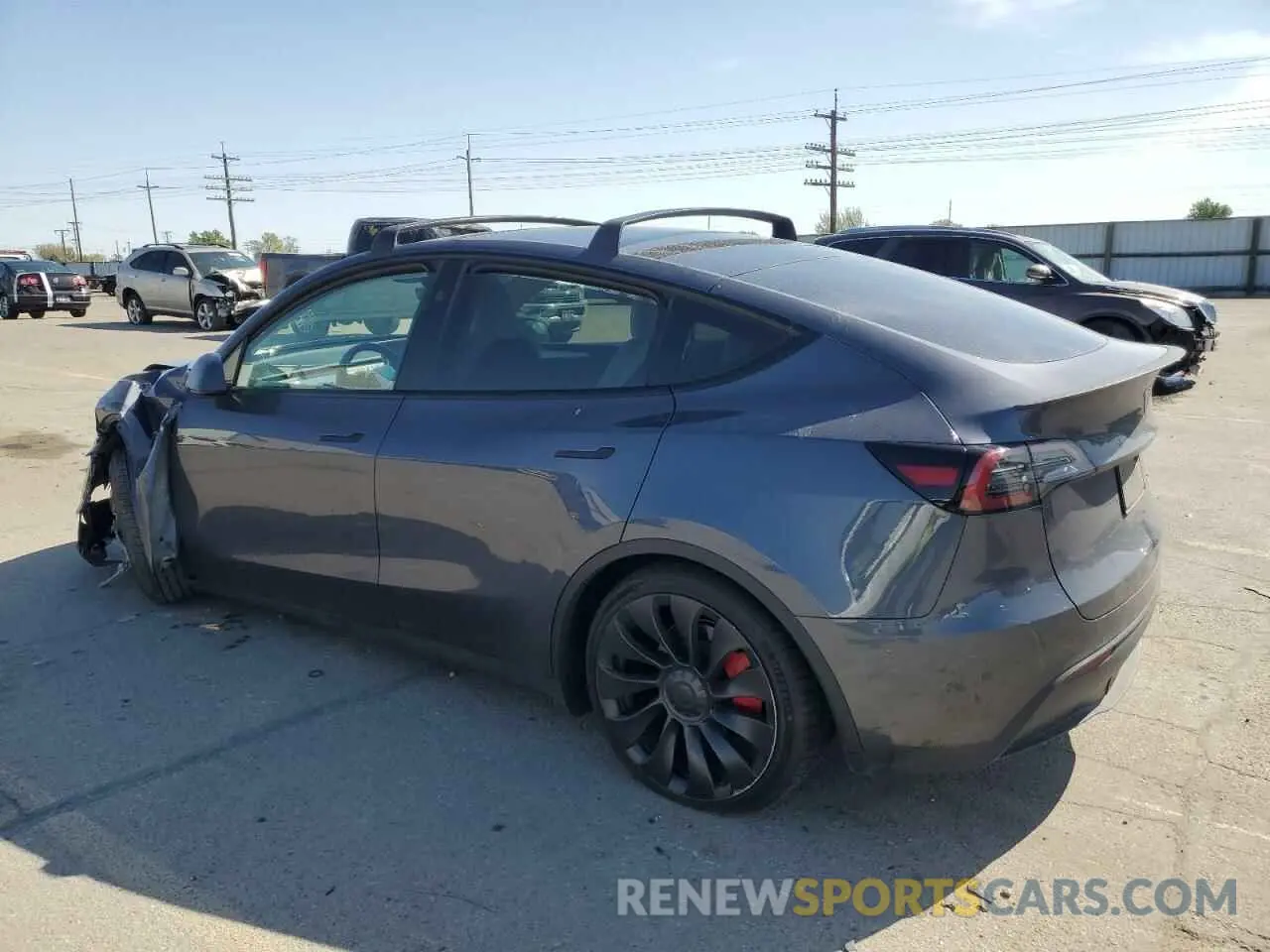 2 Photograph of a damaged car 7SAYGDEF4PF888804 TESLA MODEL Y 2023