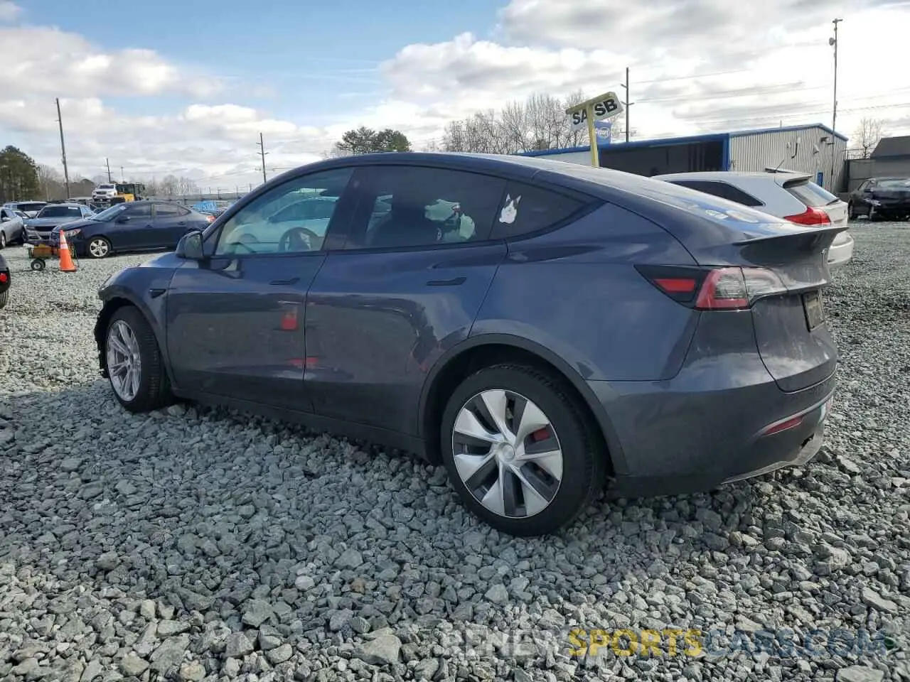 2 Photograph of a damaged car 7SAYGDEF5PF606380 TESLA MODEL Y 2023