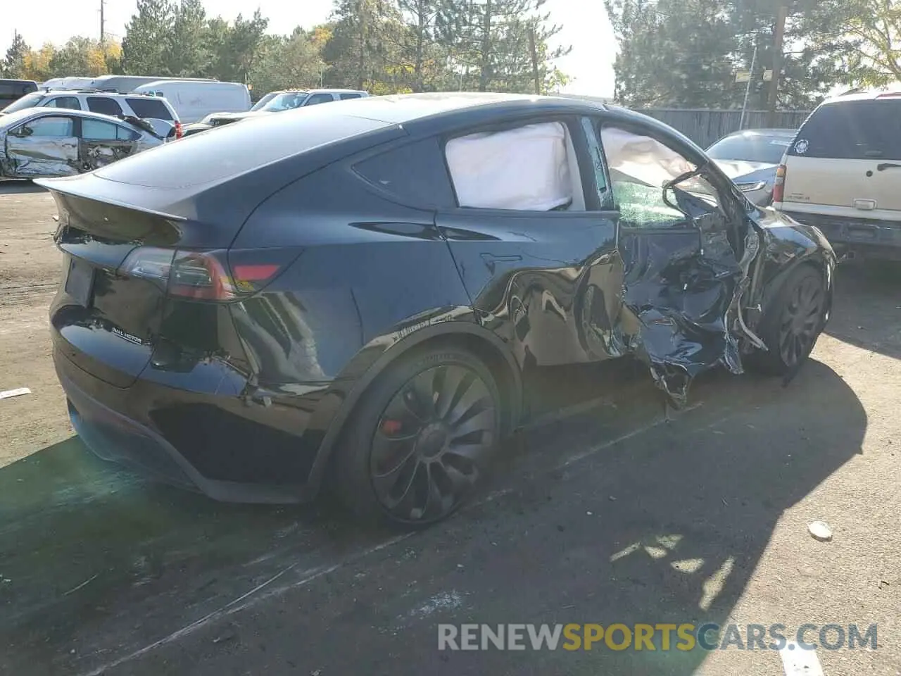 3 Photograph of a damaged car 7SAYGDEF5PF610915 TESLA MODEL Y 2023
