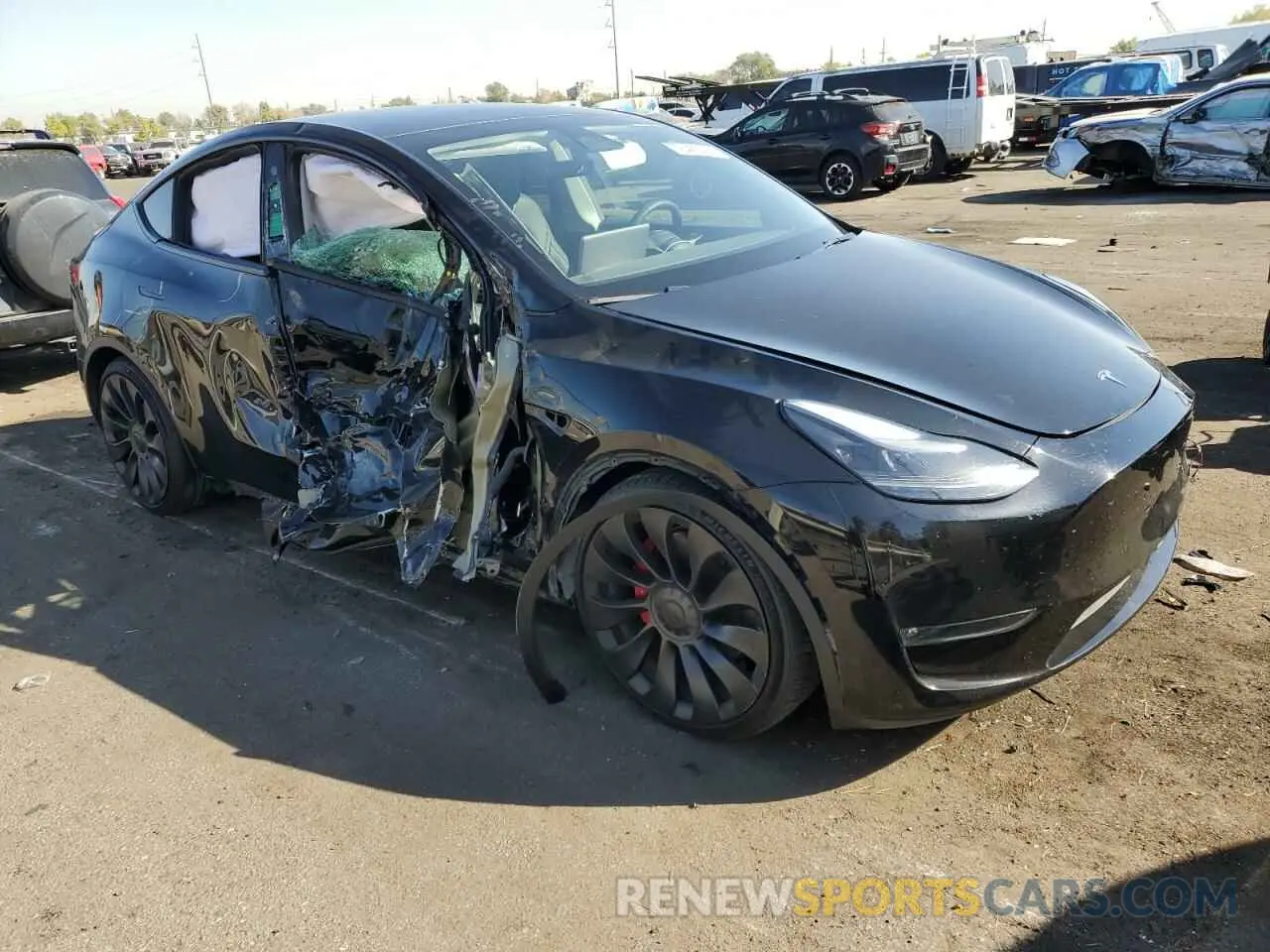 4 Photograph of a damaged car 7SAYGDEF5PF610915 TESLA MODEL Y 2023