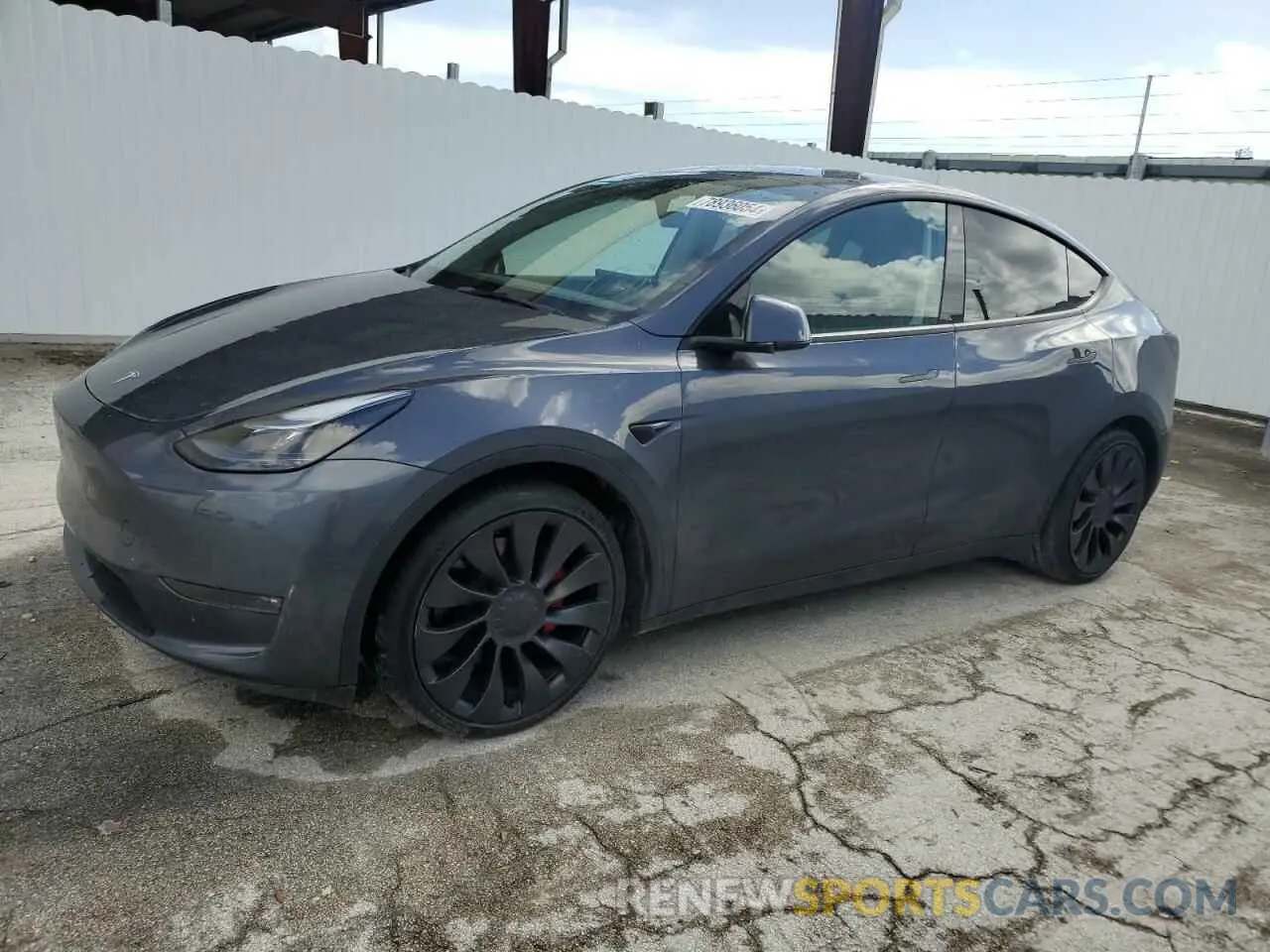 1 Photograph of a damaged car 7SAYGDEF5PF635622 TESLA MODEL Y 2023