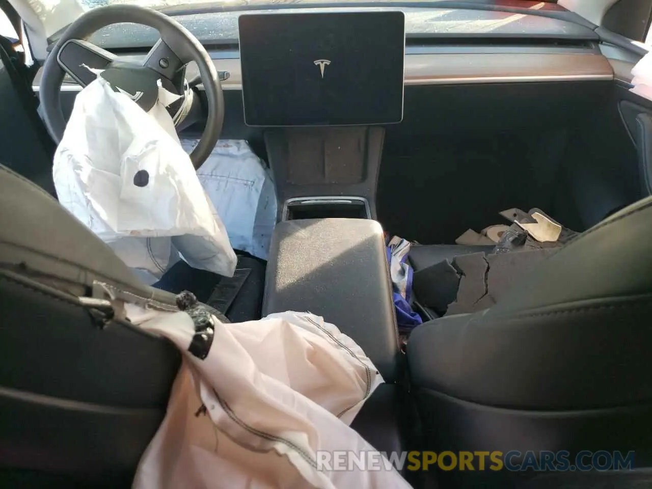 8 Photograph of a damaged car 7SAYGDEF5PF737969 TESLA MODEL Y 2023