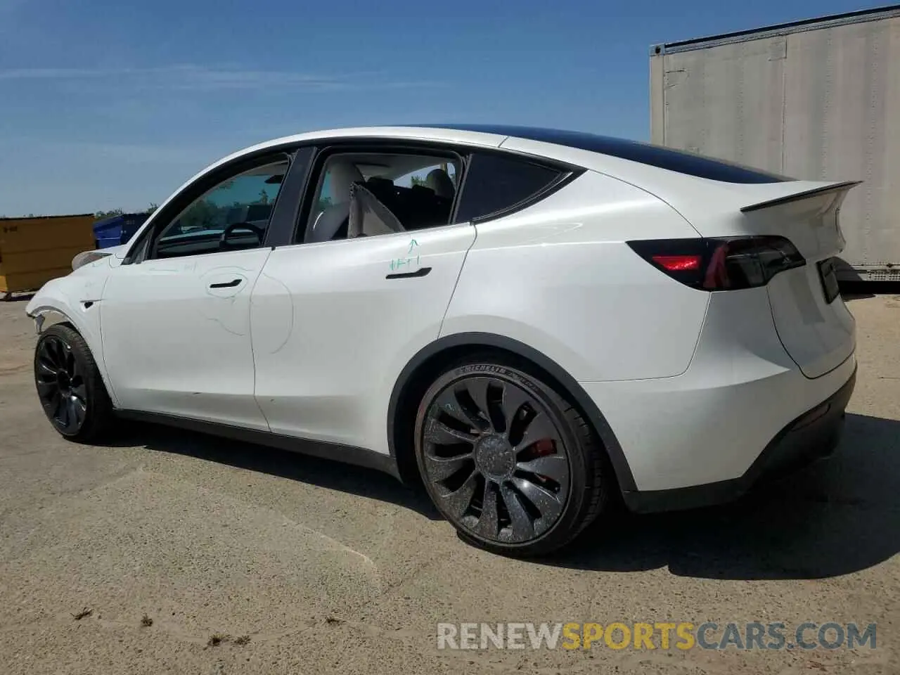 2 Photograph of a damaged car 7SAYGDEF5PF744839 TESLA MODEL Y 2023