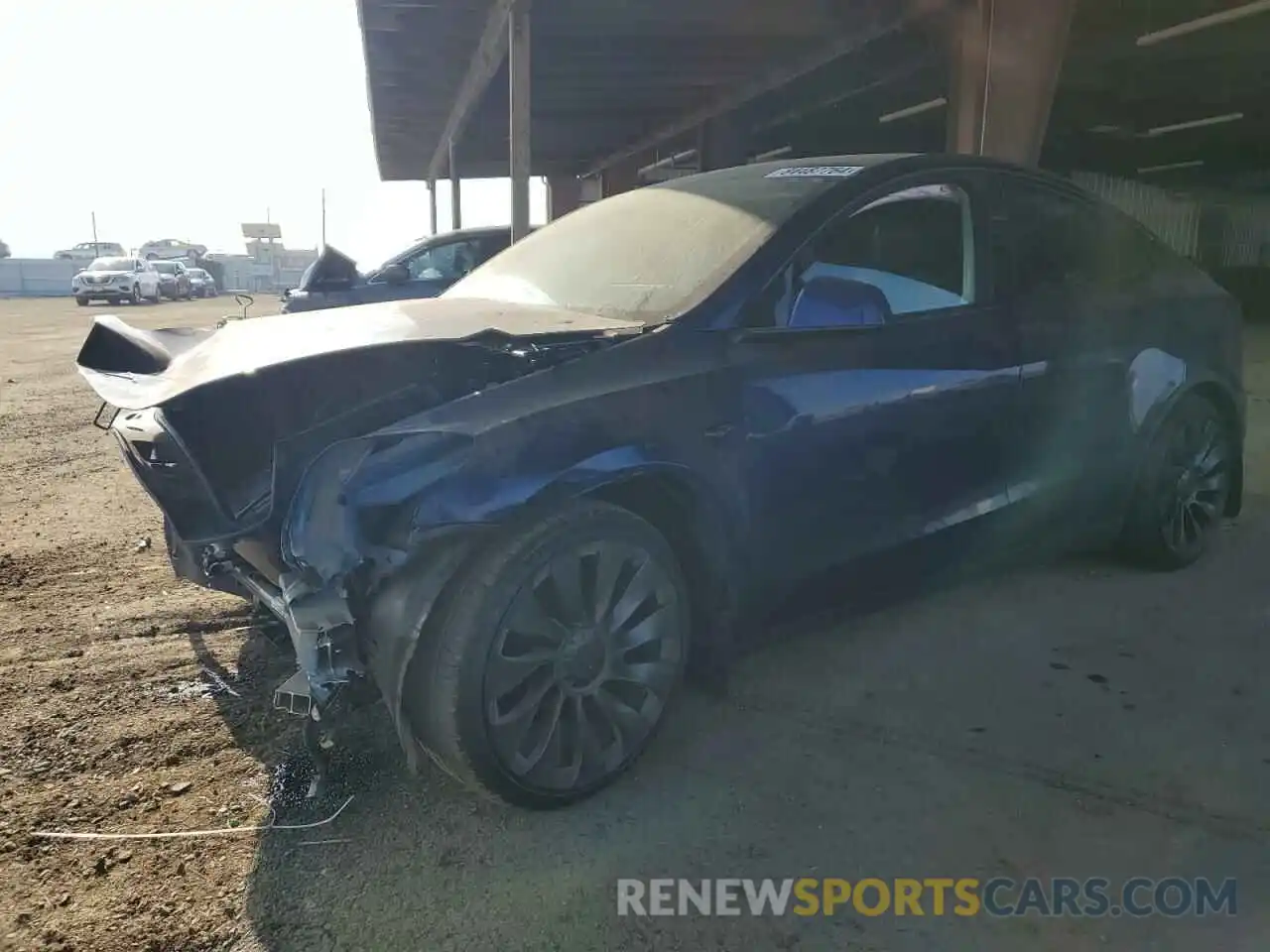 1 Photograph of a damaged car 7SAYGDEF5PF776979 TESLA MODEL Y 2023