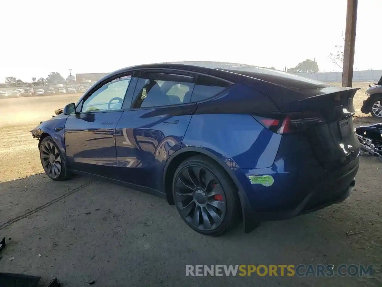 2 Photograph of a damaged car 7SAYGDEF5PF776979 TESLA MODEL Y 2023