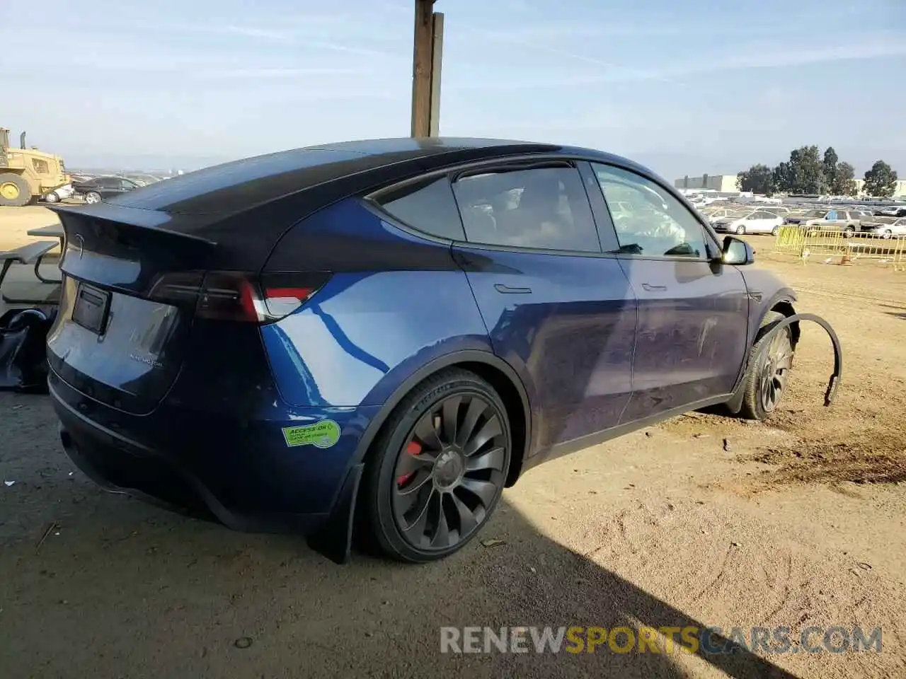 3 Photograph of a damaged car 7SAYGDEF5PF776979 TESLA MODEL Y 2023