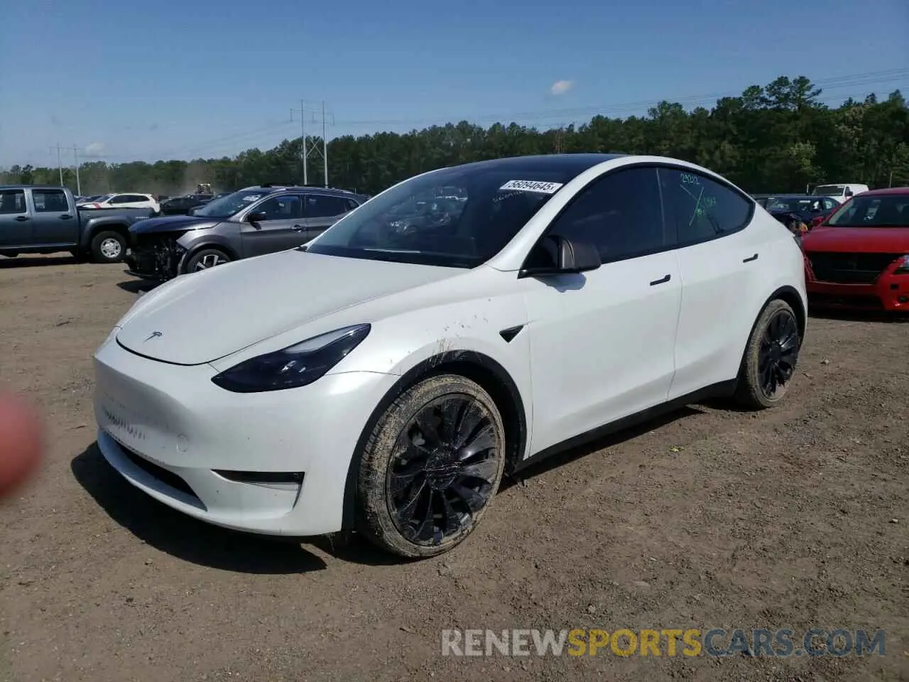 1 Photograph of a damaged car 7SAYGDEF5PF779817 TESLA MODEL Y 2023
