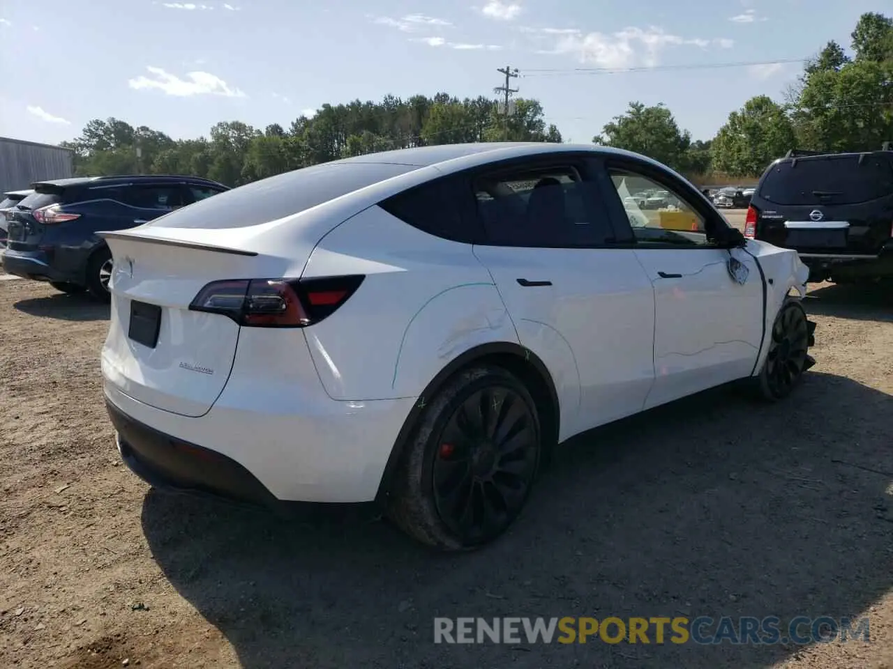 3 Photograph of a damaged car 7SAYGDEF5PF779817 TESLA MODEL Y 2023