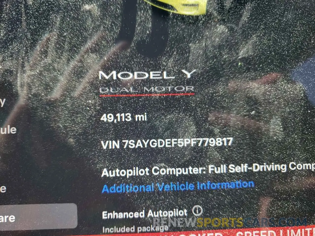 9 Photograph of a damaged car 7SAYGDEF5PF779817 TESLA MODEL Y 2023