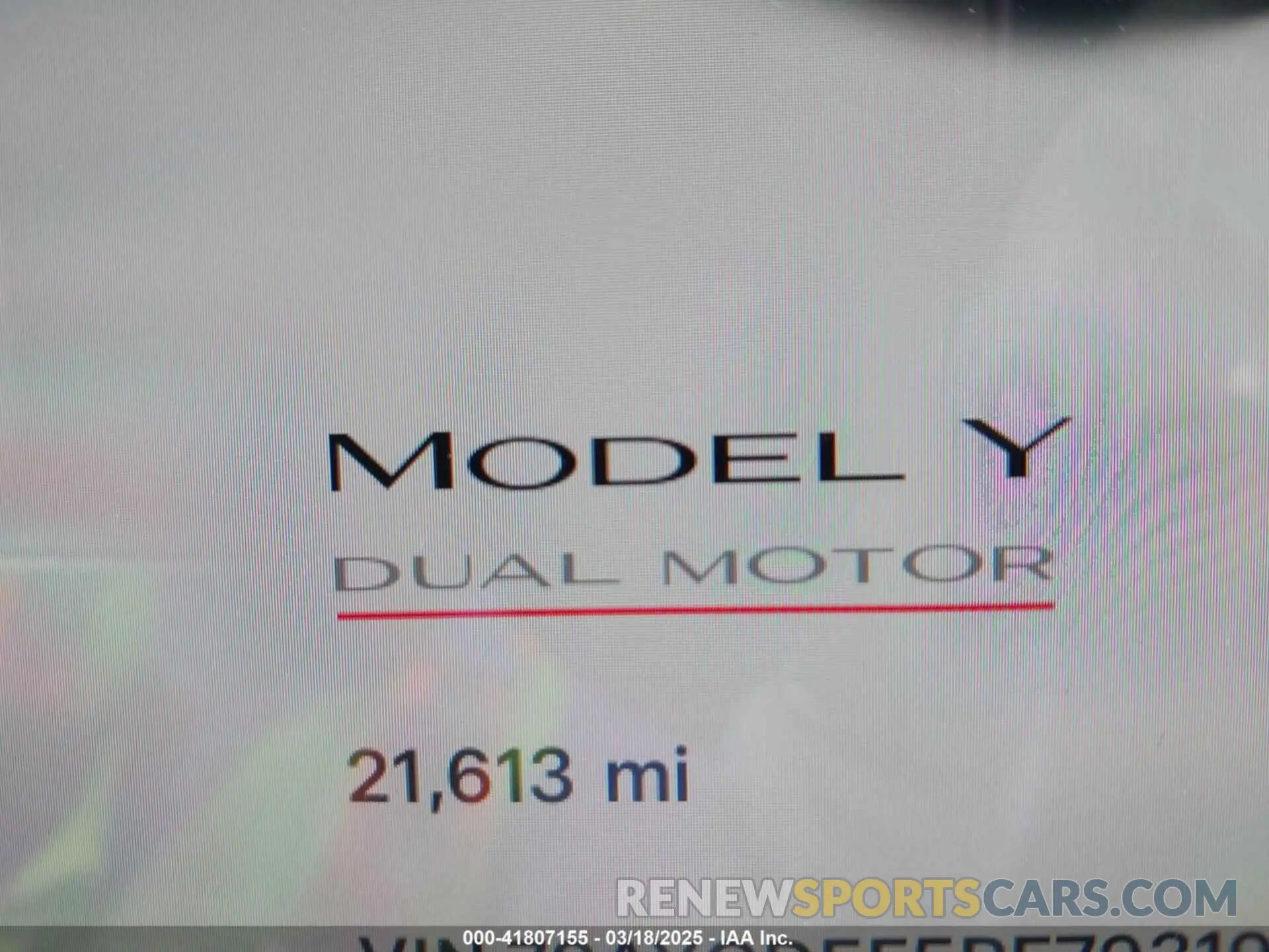 16 Photograph of a damaged car 7SAYGDEF5PF793197 TESLA MODEL Y 2023