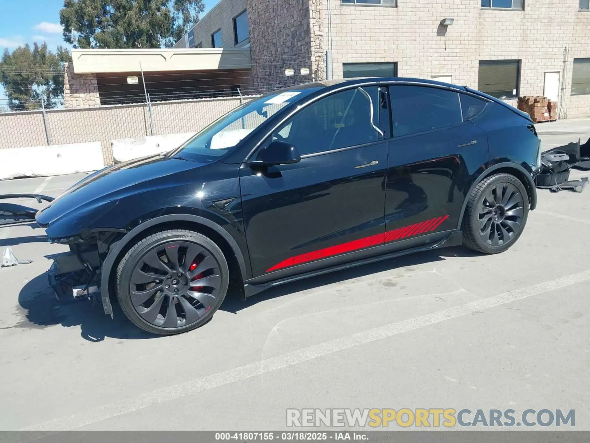 2 Photograph of a damaged car 7SAYGDEF5PF793197 TESLA MODEL Y 2023