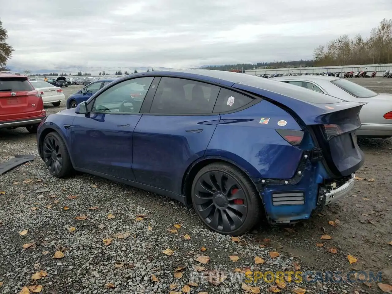 2 Photograph of a damaged car 7SAYGDEF5PF811651 TESLA MODEL Y 2023