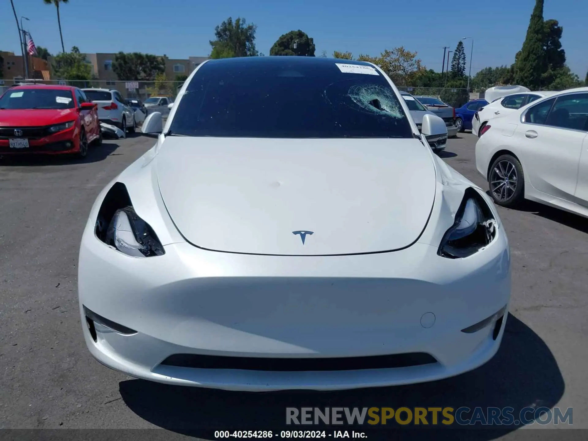 11 Photograph of a damaged car 7SAYGDEF5PF839594 TESLA MODEL Y 2023