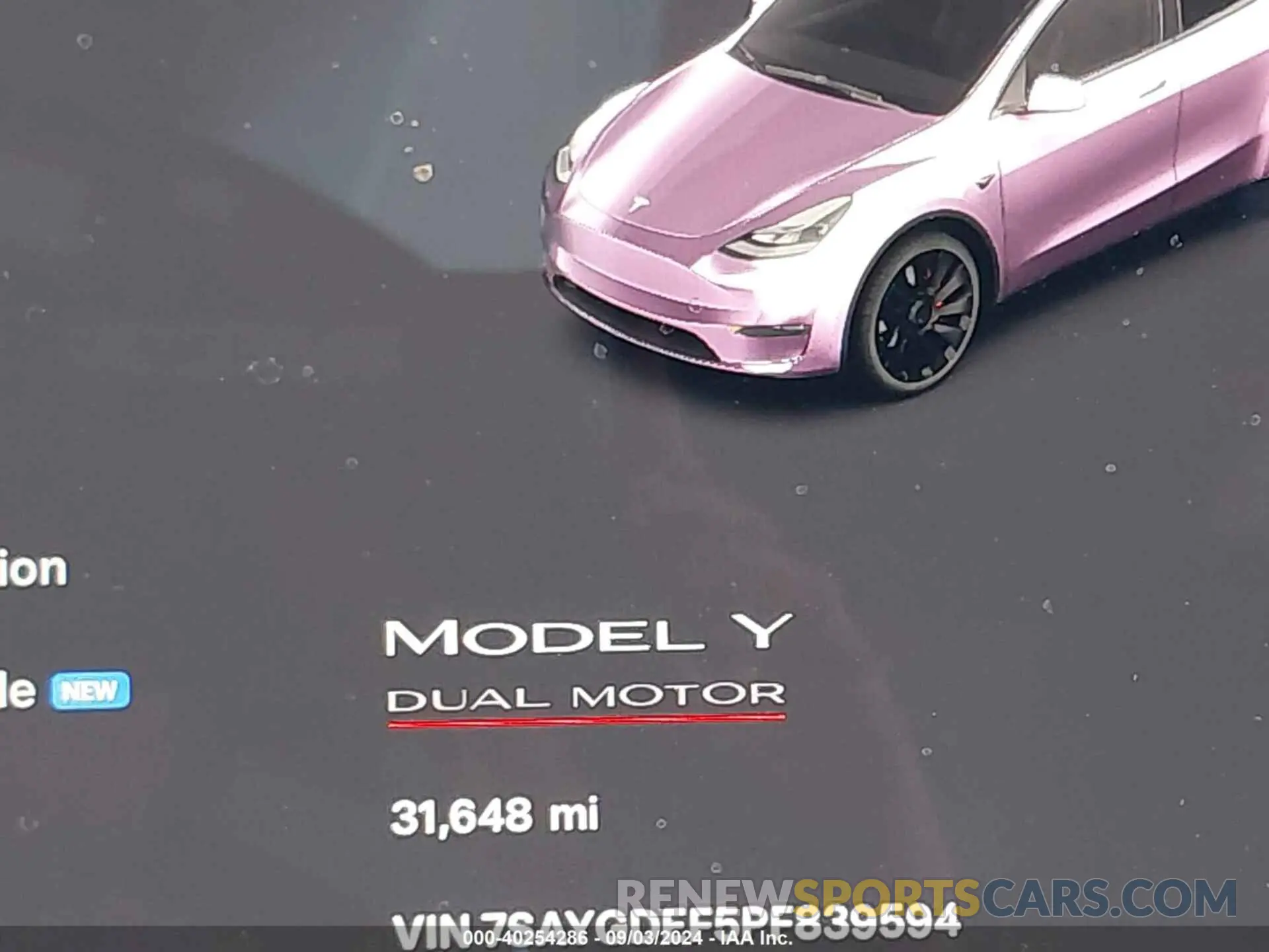 14 Photograph of a damaged car 7SAYGDEF5PF839594 TESLA MODEL Y 2023