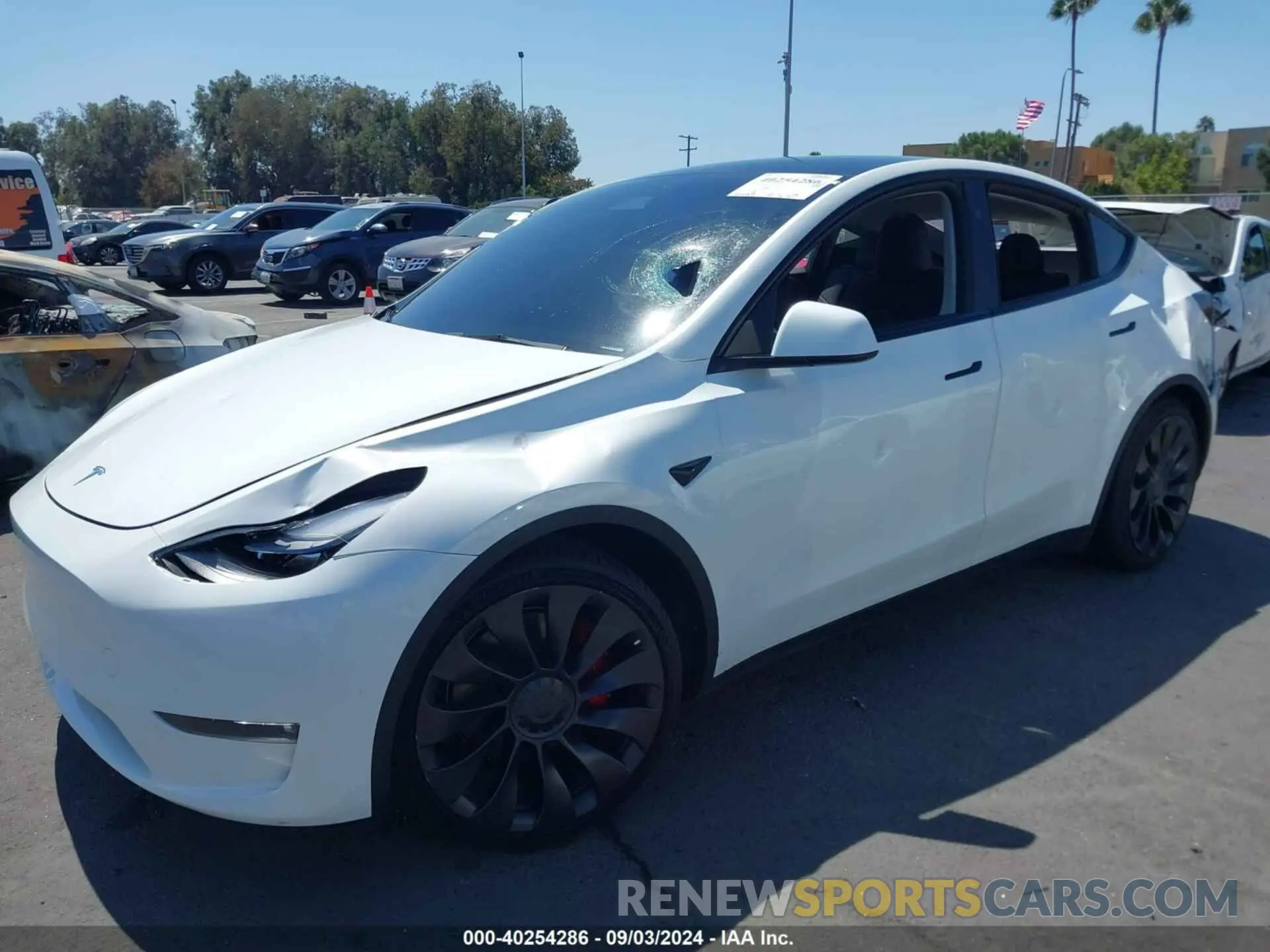6 Photograph of a damaged car 7SAYGDEF5PF839594 TESLA MODEL Y 2023
