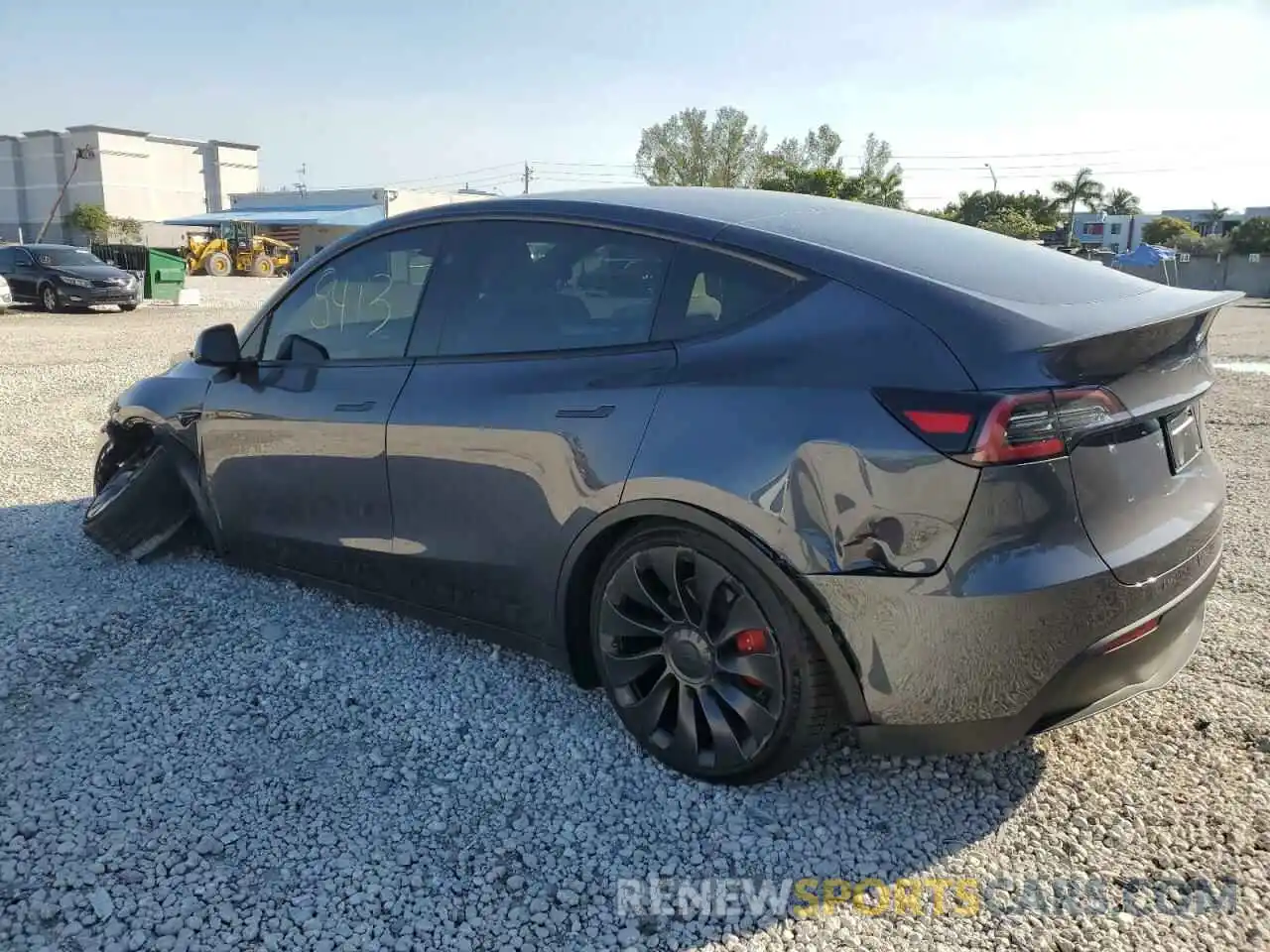 2 Photograph of a damaged car 7SAYGDEF5PF862969 TESLA MODEL Y 2023