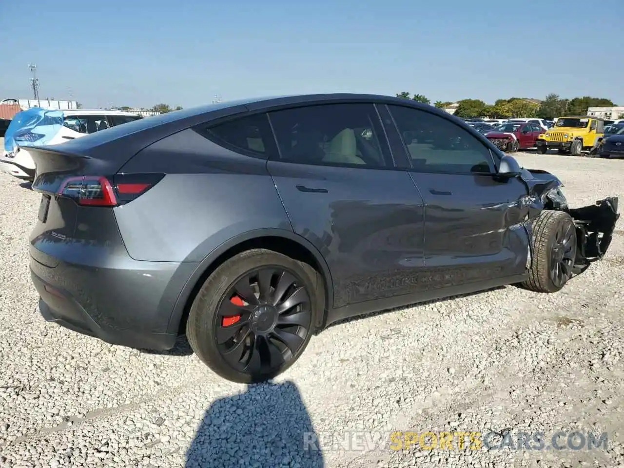 3 Photograph of a damaged car 7SAYGDEF5PF862969 TESLA MODEL Y 2023