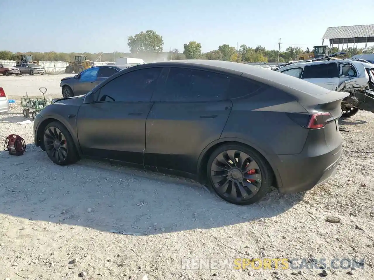 2 Photograph of a damaged car 7SAYGDEF5PF866827 TESLA MODEL Y 2023