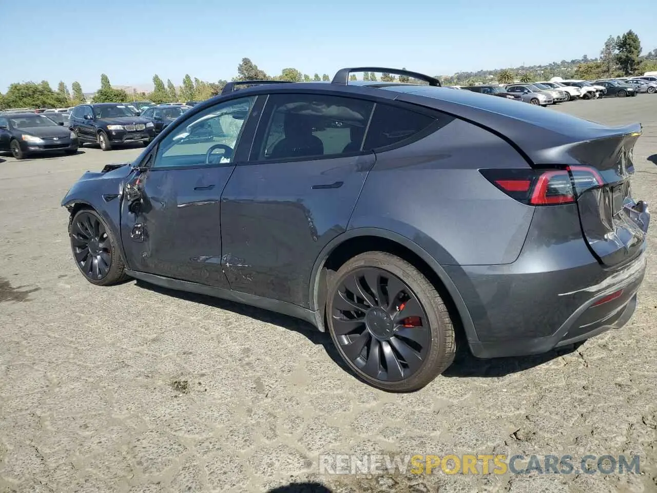 2 Photograph of a damaged car 7SAYGDEF5PF901740 TESLA MODEL Y 2023