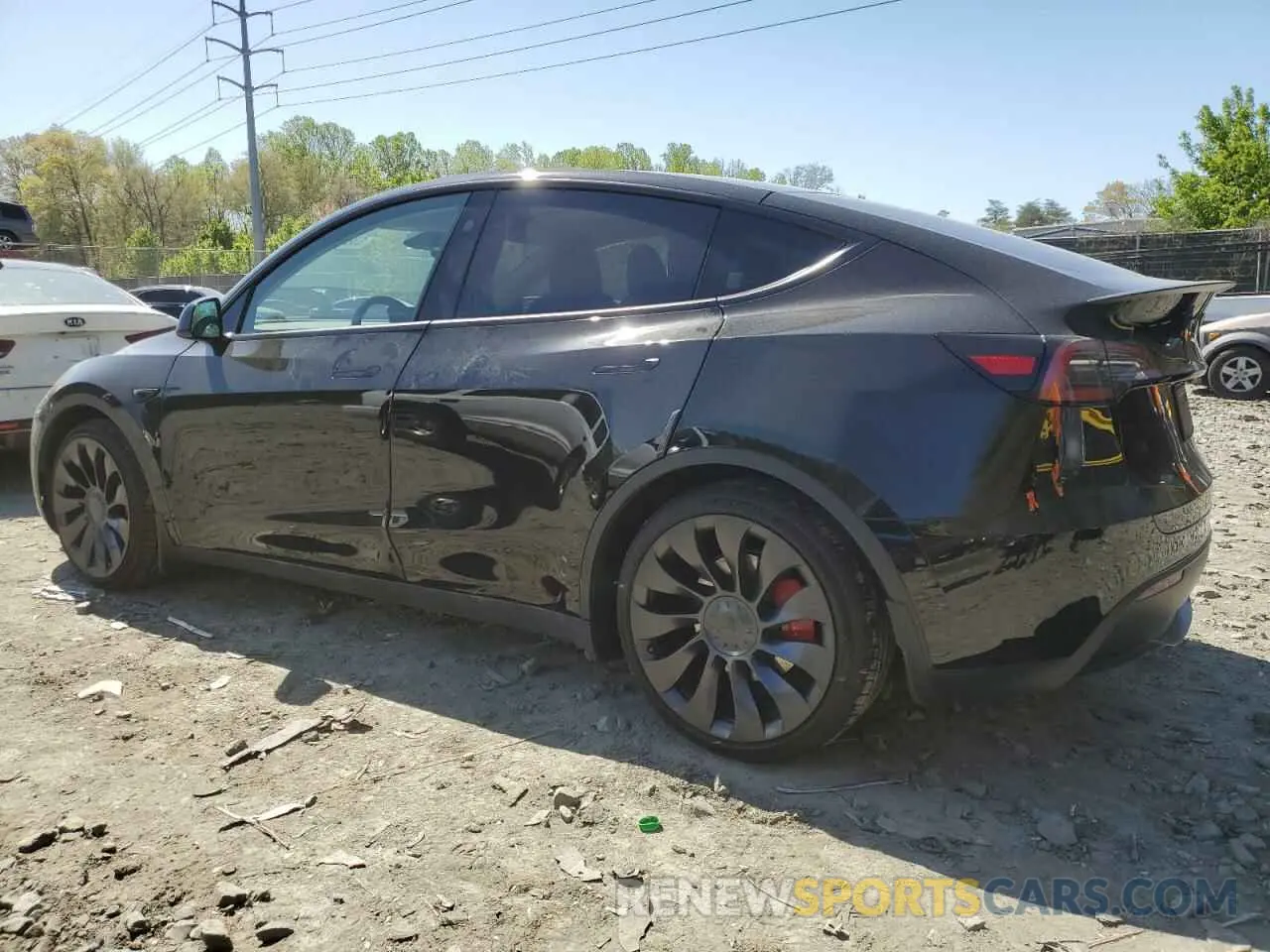 2 Photograph of a damaged car 7SAYGDEF5PF941624 TESLA MODEL Y 2023