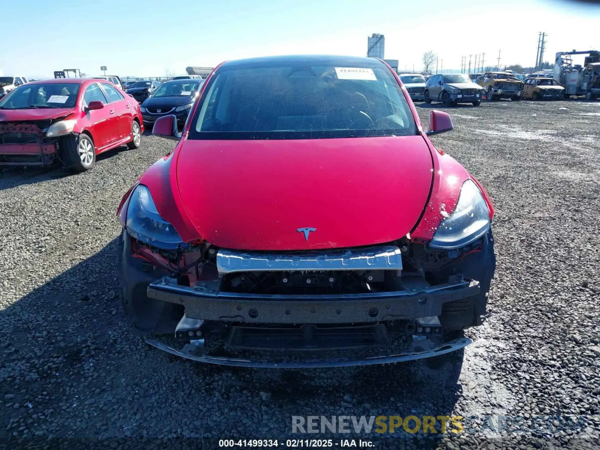 12 Photograph of a damaged car 7SAYGDEF5PF968855 TESLA MODEL Y 2023