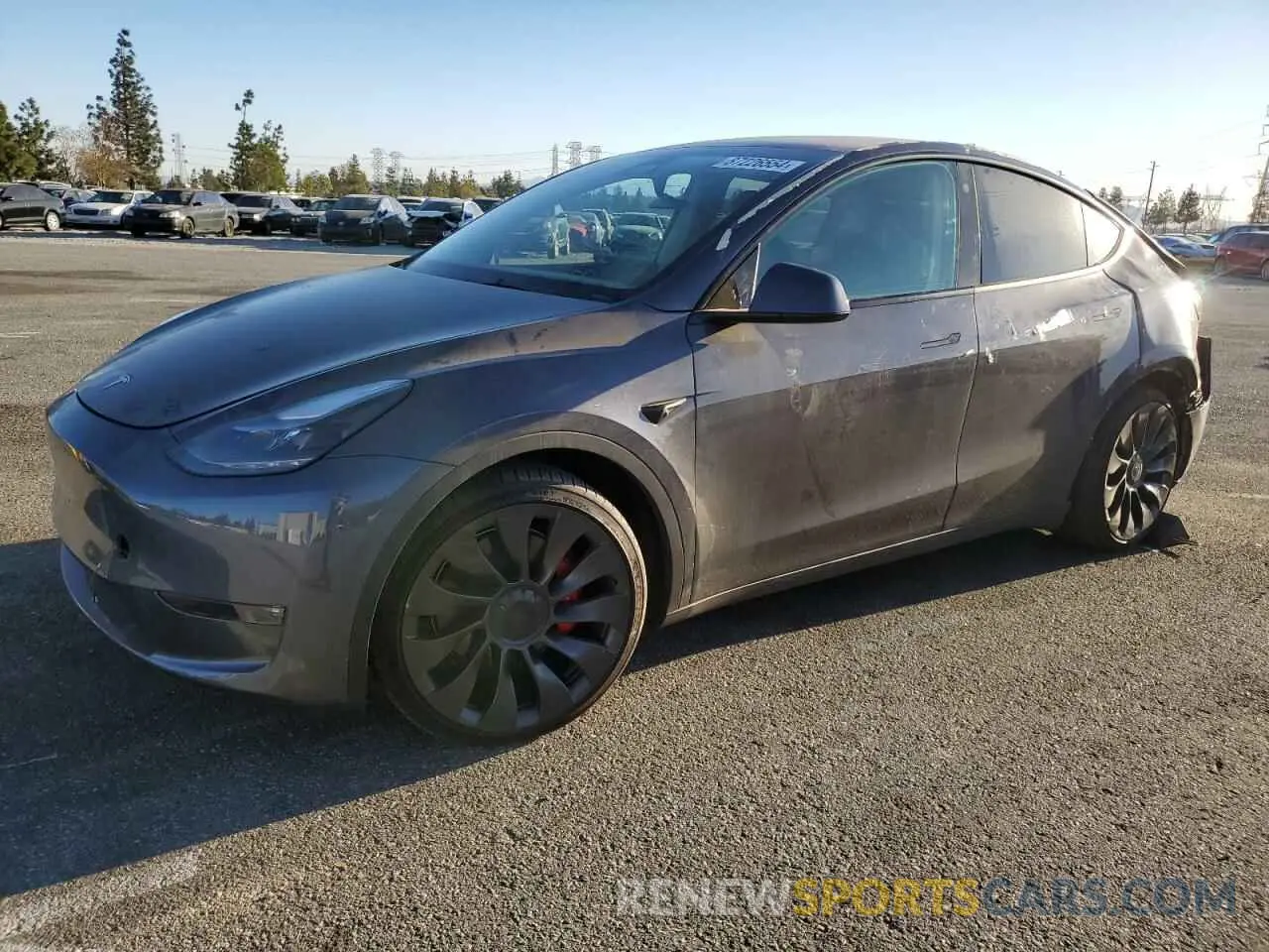 1 Photograph of a damaged car 7SAYGDEF6PF635614 TESLA MODEL Y 2023