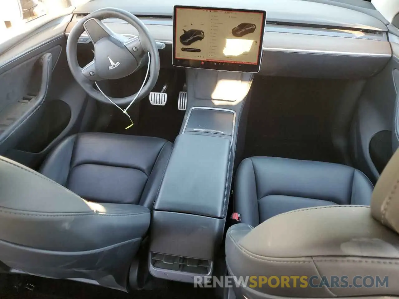 8 Photograph of a damaged car 7SAYGDEF6PF635614 TESLA MODEL Y 2023