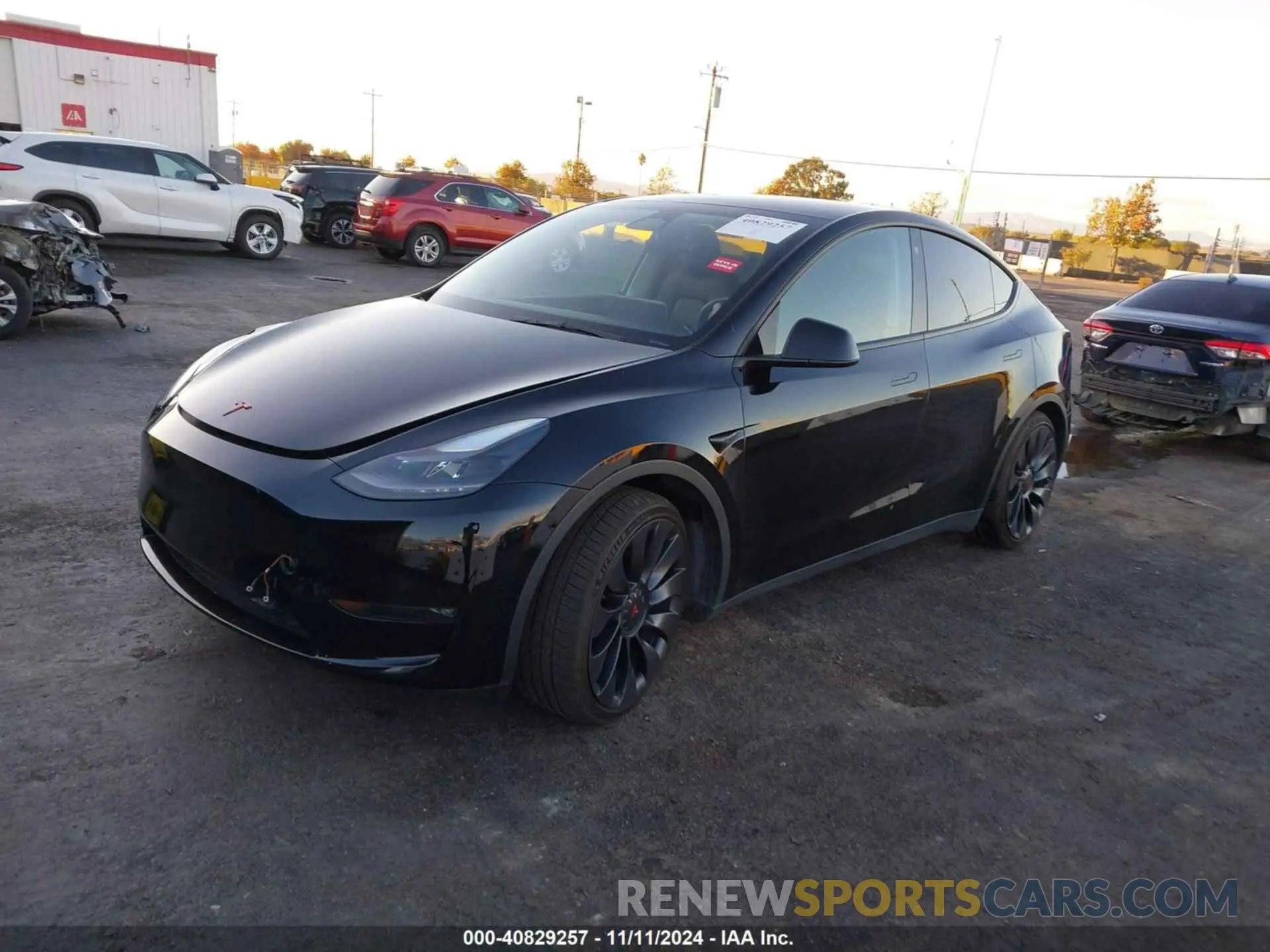 2 Photograph of a damaged car 7SAYGDEF6PF668564 TESLA MODEL Y 2023