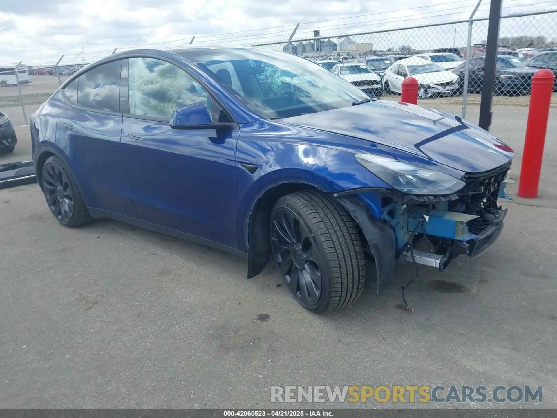 1 Photograph of a damaged car 7SAYGDEF6PF711526 TESLA MODEL Y 2023
