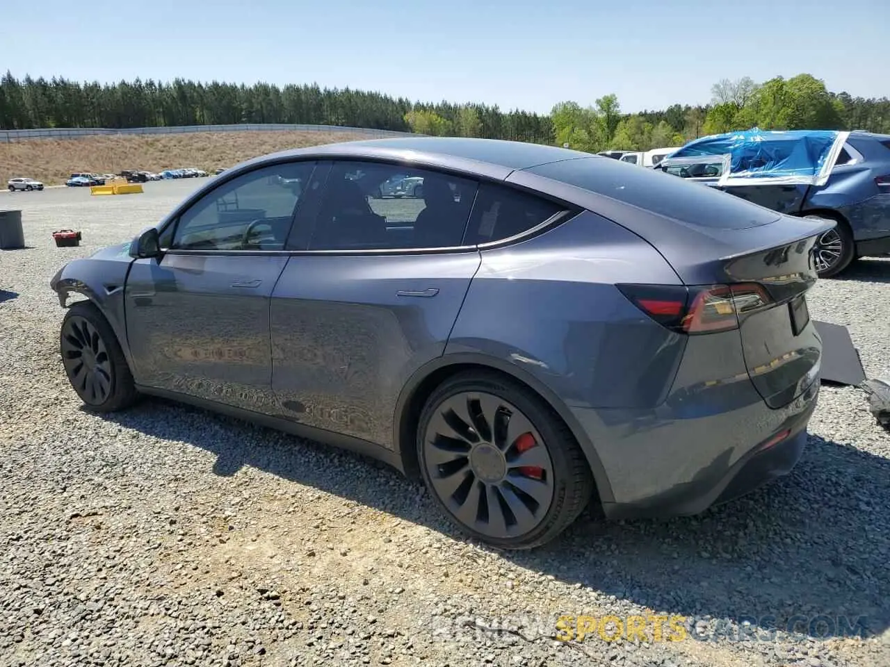 2 Photograph of a damaged car 7SAYGDEF6PF796822 TESLA MODEL Y 2023