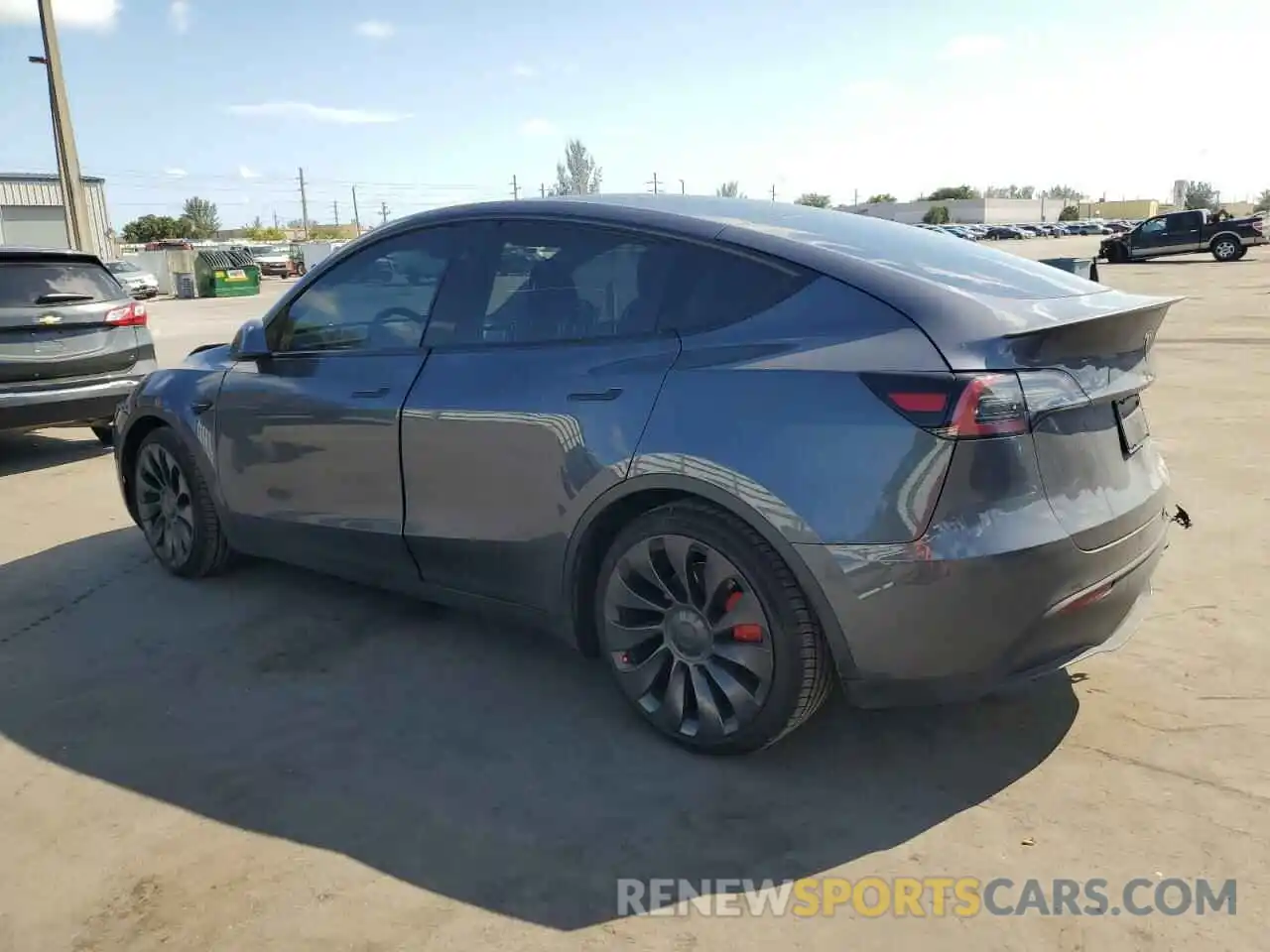 2 Photograph of a damaged car 7SAYGDEF6PF829088 TESLA MODEL Y 2023