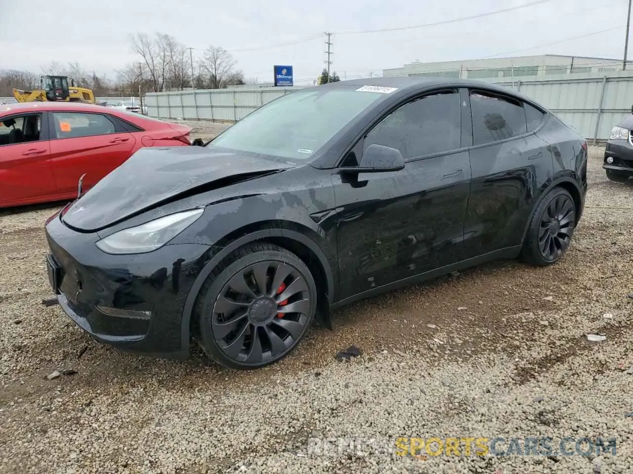 1 Photograph of a damaged car 7SAYGDEF6PF871597 TESLA MODEL Y 2023