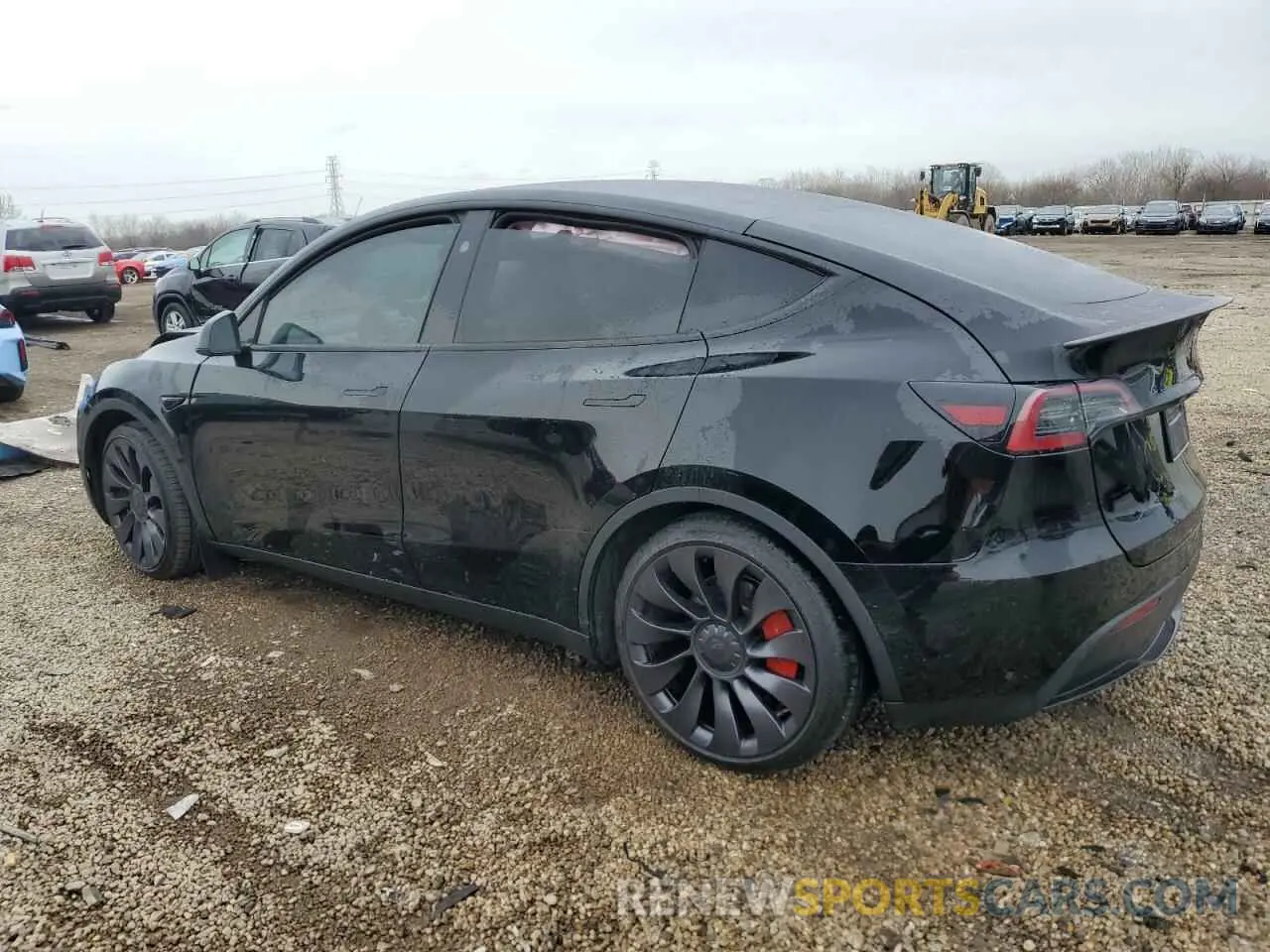 2 Photograph of a damaged car 7SAYGDEF6PF871597 TESLA MODEL Y 2023
