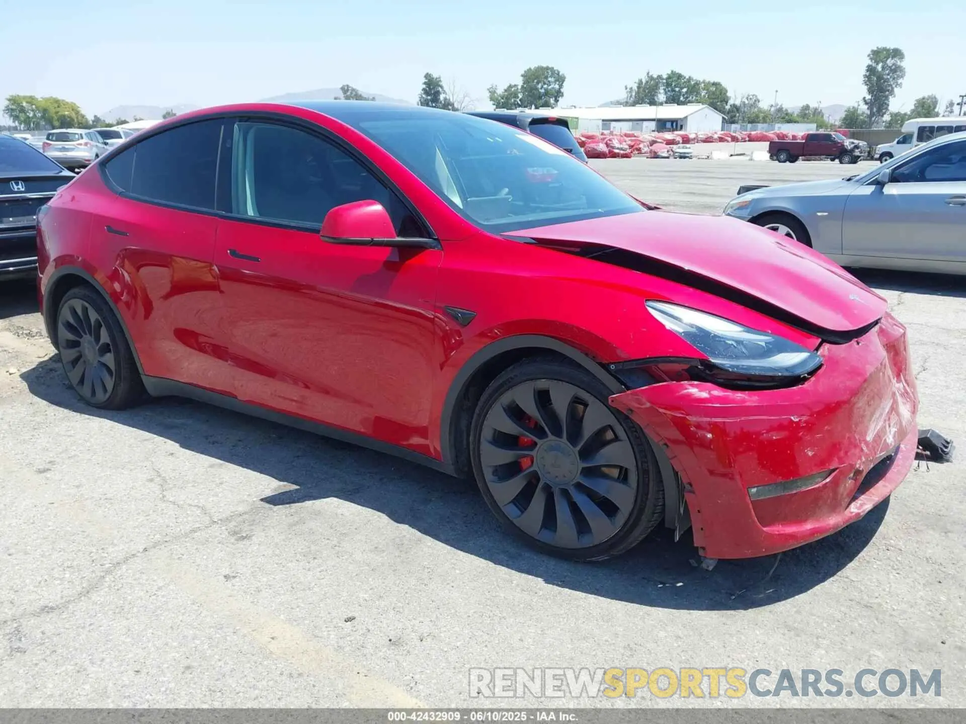 1 Photograph of a damaged car 7SAYGDEF6PF884673 TESLA MODEL Y 2023
