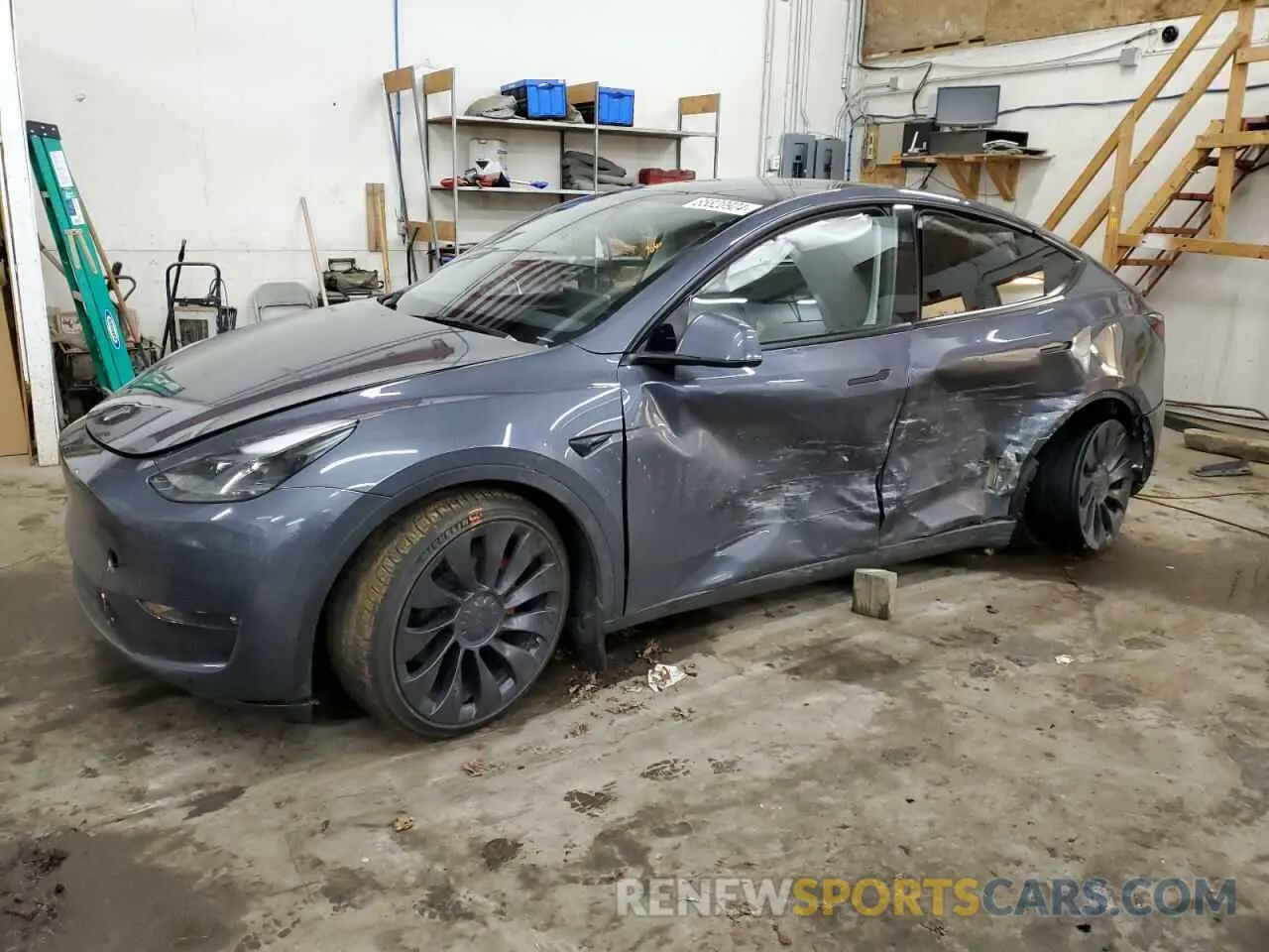 1 Photograph of a damaged car 7SAYGDEF6PF899271 TESLA MODEL Y 2023
