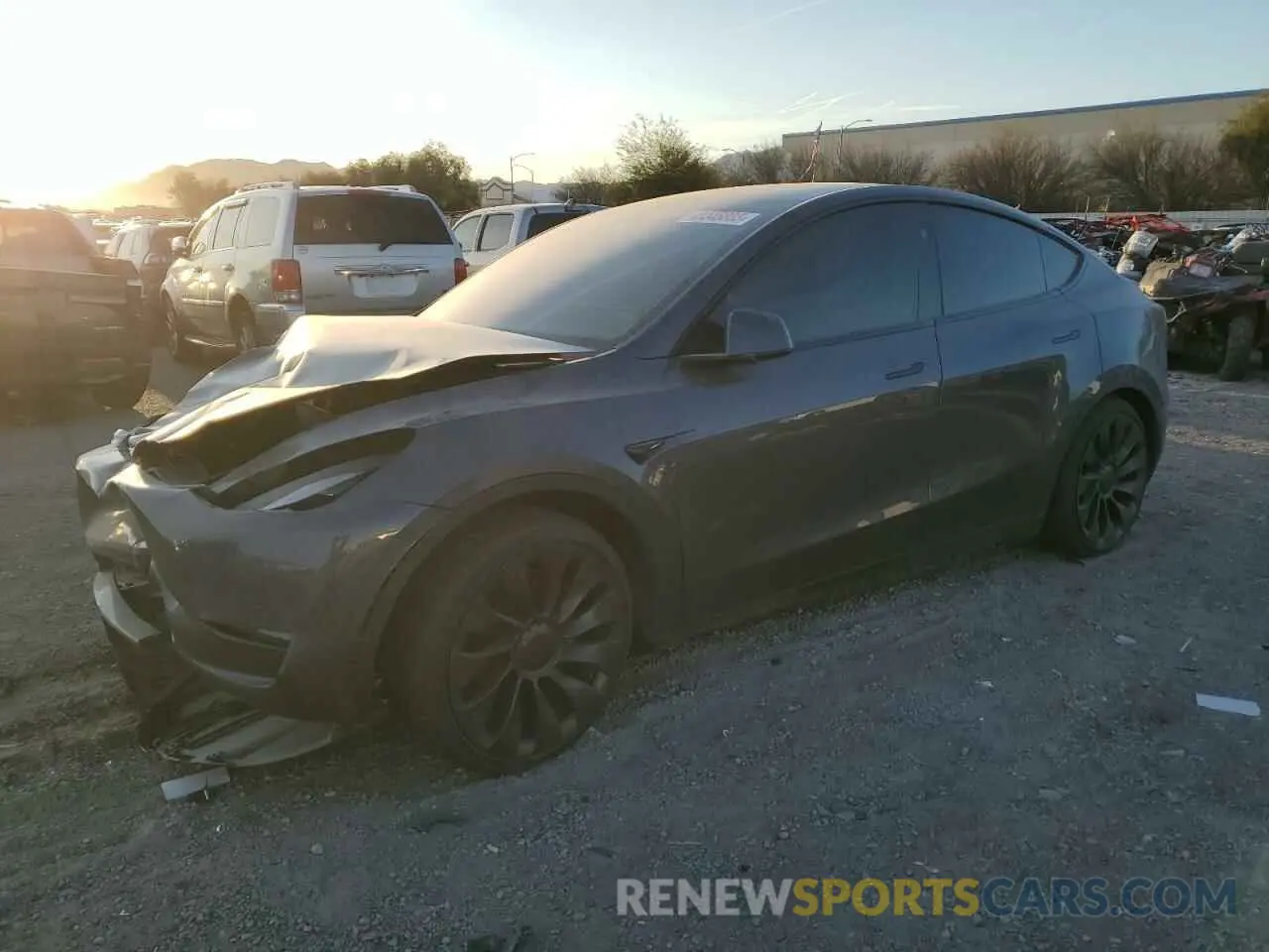 1 Photograph of a damaged car 7SAYGDEF6PF904789 TESLA MODEL Y 2023