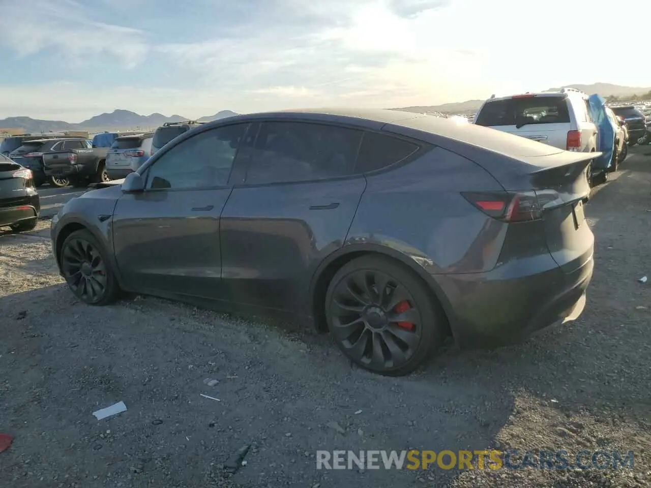 2 Photograph of a damaged car 7SAYGDEF6PF904789 TESLA MODEL Y 2023