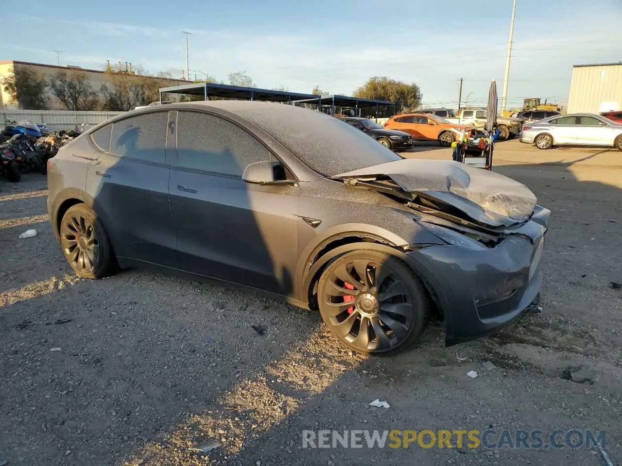 4 Photograph of a damaged car 7SAYGDEF6PF904789 TESLA MODEL Y 2023